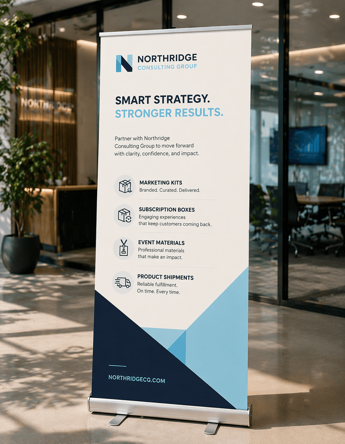 Retractable banner stands